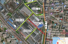 市北中车智汇港区域多条规划道路拟建